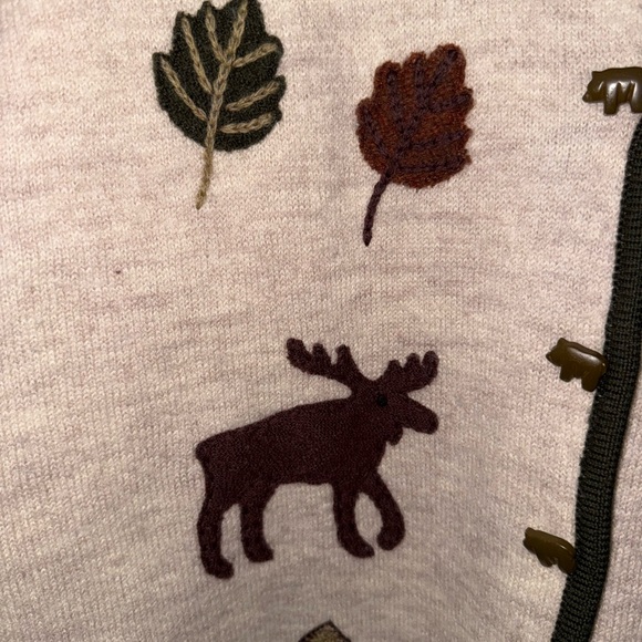 Marisa Christina Nature Print Jacket - Beige and Brown 100% wool - Picture 5 of 11